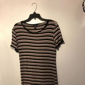Rue 21 Strip Casual Dress